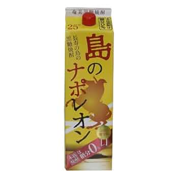 Amazon.co.jp: 奄美黒糖焼酎 島のナポレオン 25度 1800ml 紙